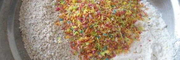 овсяно-кокосовые сконы со смородиной