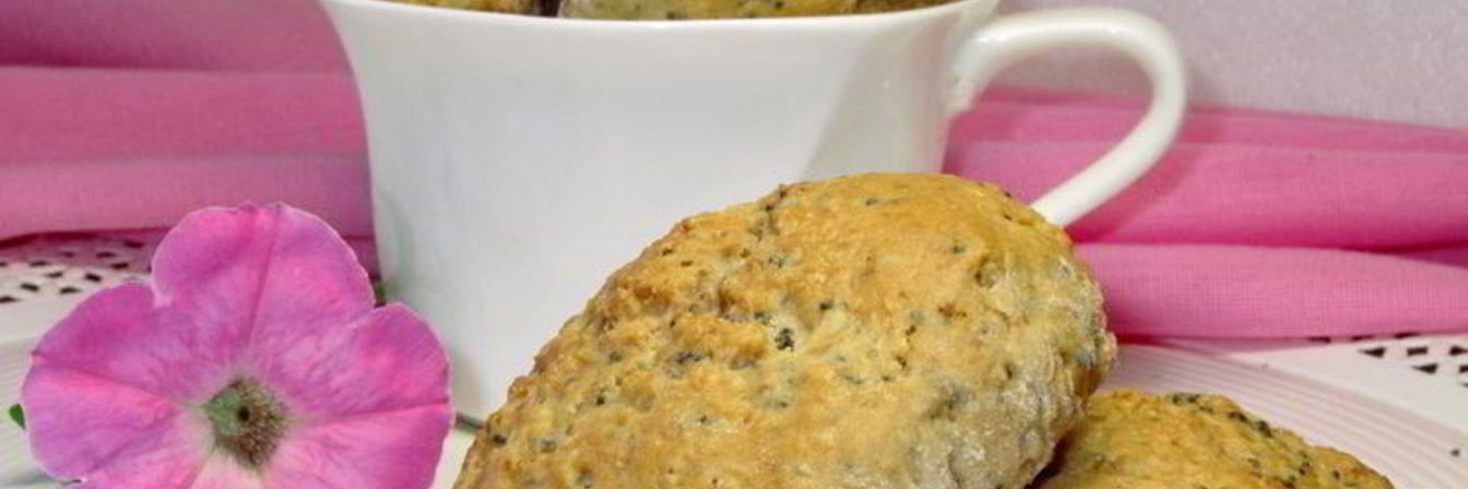 Овсяные сконы с маком