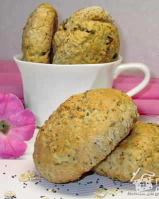 Овсяные сконы с маком