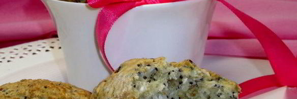 овсяные сконы с маком