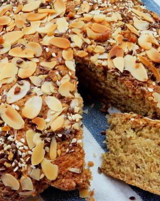 Постный кабачковый хлеб