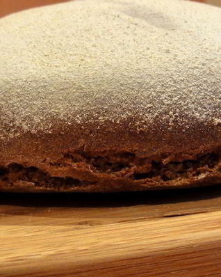 Постный хлеб без дрожжей