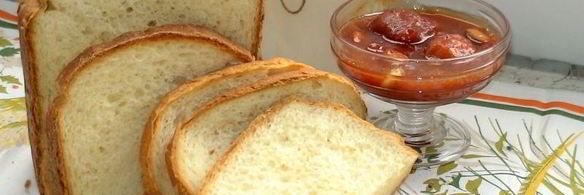 пшенично-рисовый хлеб на твороге