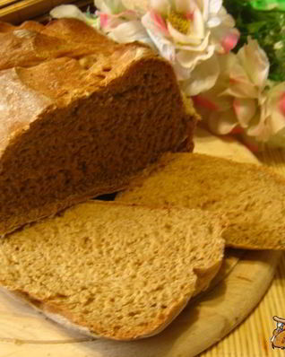 Пшенично-ржаной хлеб с цикорием и розмарином