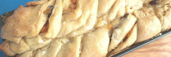 сдобный хлеб с сухофруктами