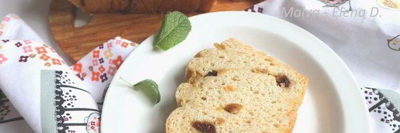 сдобный хлеб с сухофруктами