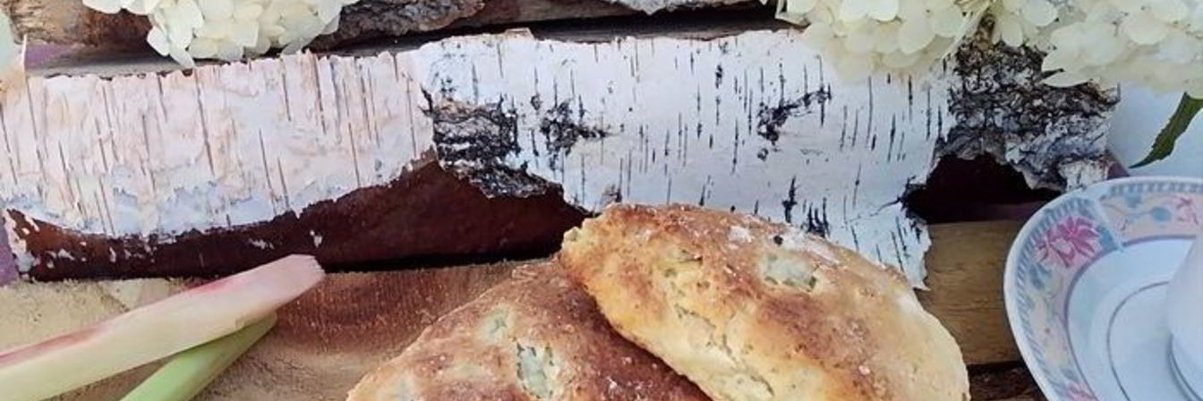 Сконы с ревенем