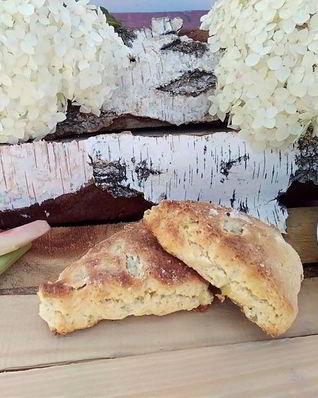 Сконы с ревенем