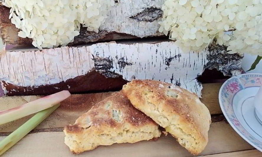 Рецепт сконов с ревенем