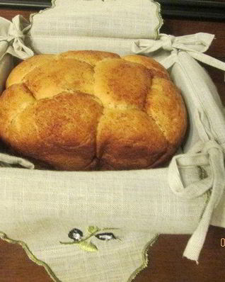 Сладкий арабский хлеб в хлебопечке