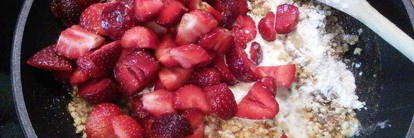 сладкий клубничный хлеб