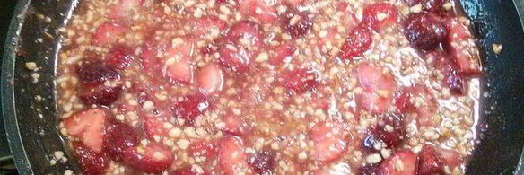 сладкий клубничный хлеб