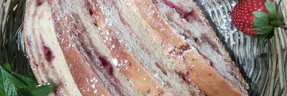 сладкий клубничный хлеб