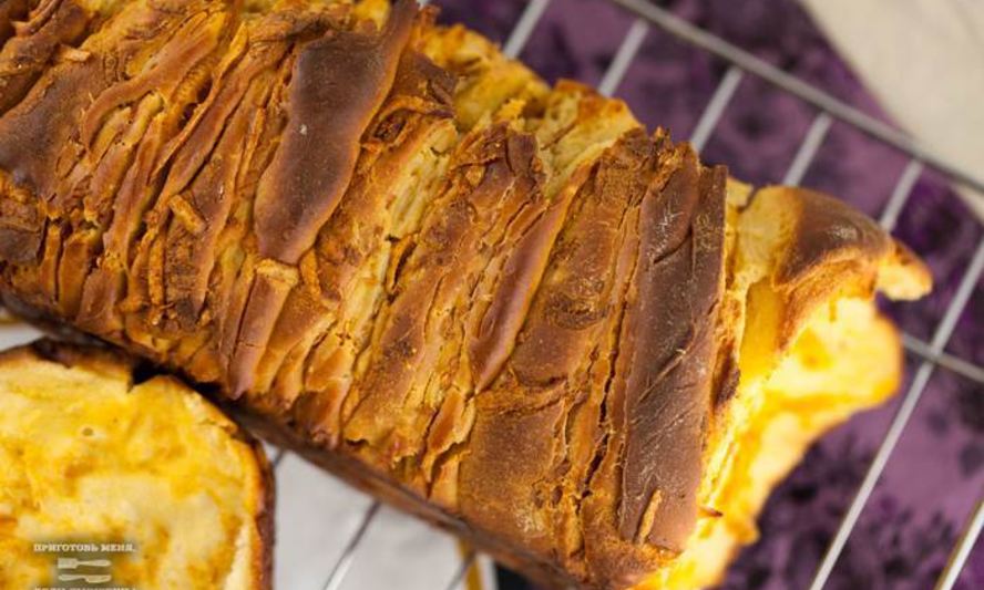 Рецепт сырного хлеба на белом вине