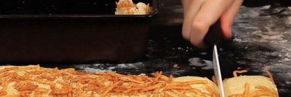 сырный хлеб на белом вине