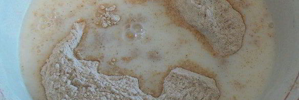 цельнозерновой пшеничный хлеб на опаре