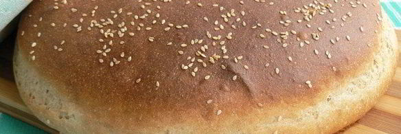 цельнозерновой пшеничный хлеб на опаре