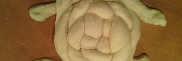 творожный хлеб плетенка