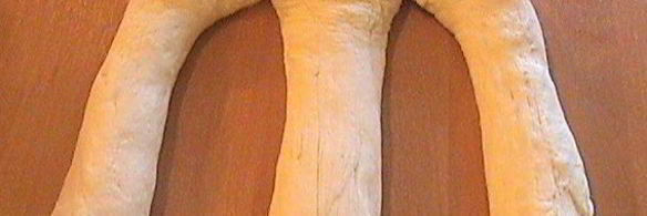 творожный хлеб плетенка