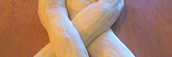 творожный хлеб плетенка