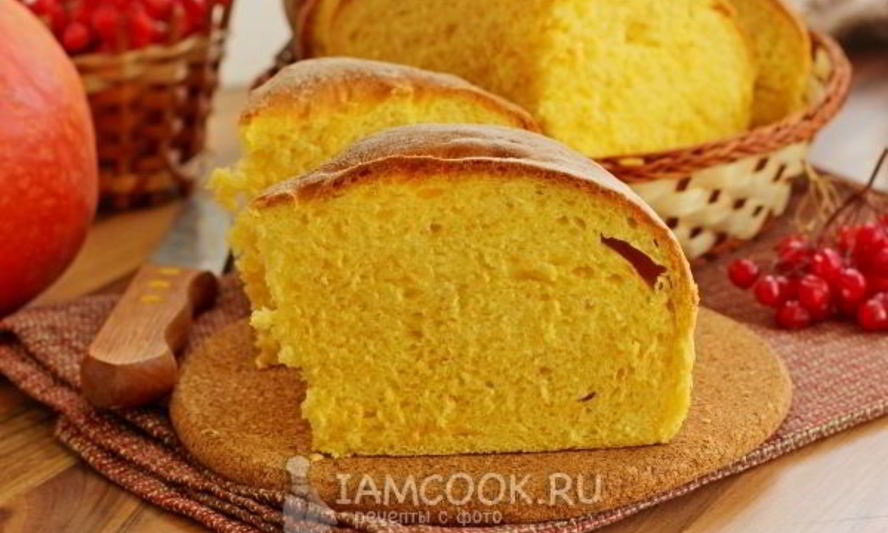 Рецепт тыквенного хлеба в хлебопечке