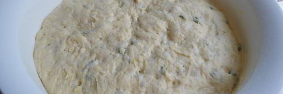 тыквенный хлебушек с зеленым луком