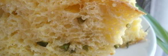 тыквенный хлебушек с зеленым луком