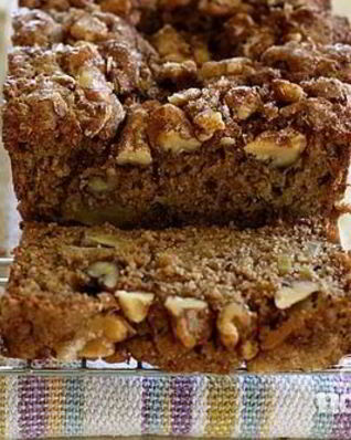 Яблочный хлеб с орехами