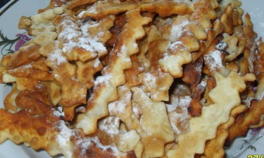 Рецепт хвороста хрустящего на водке