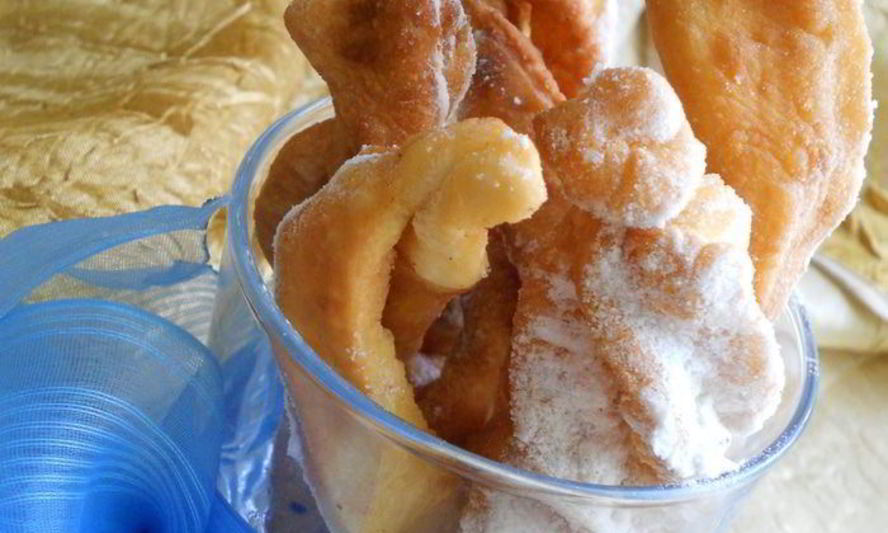 Рецепт хвороста на сливках