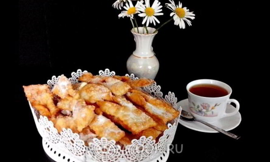 Рецепт хвороста на желтках