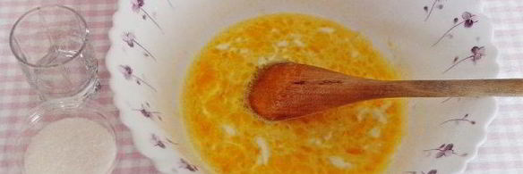 хворост на желтках