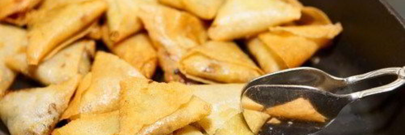 Хворост с орехами