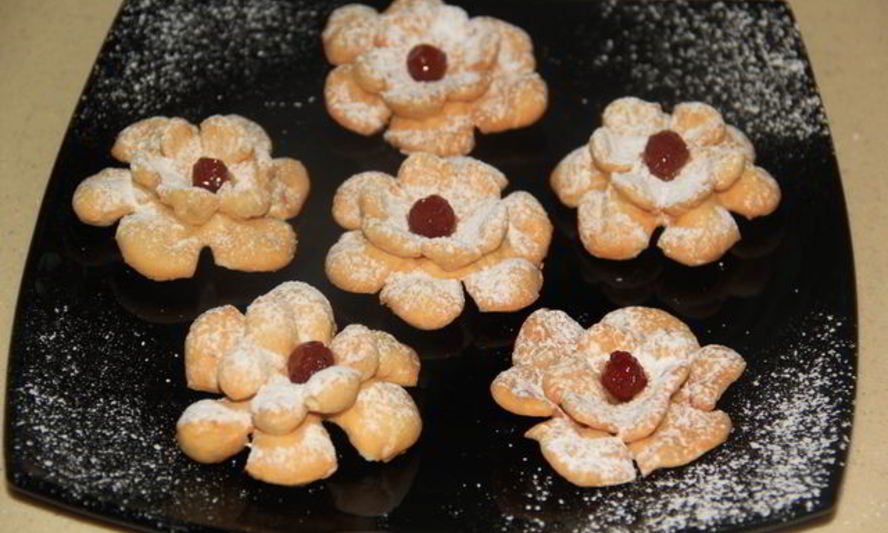 Рецепт хвороста зимние цветы