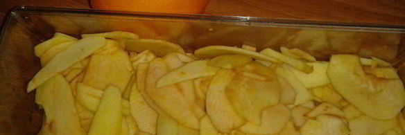 конвертики из слоеного теста с яблоками