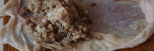 куриные конвертики с гречкой