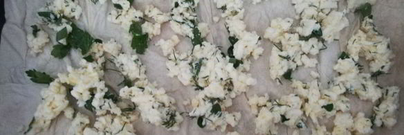 лаваш с сыром и зеленью