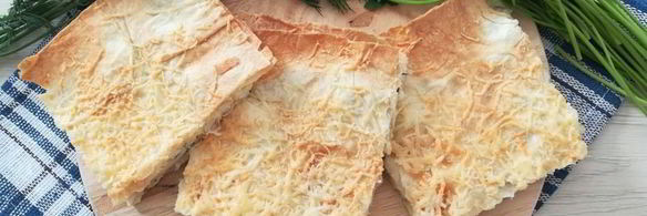 лаваш с сыром и зеленью