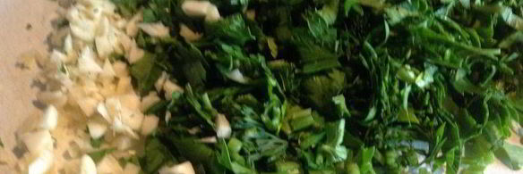 быстрые лепешки с зеленью