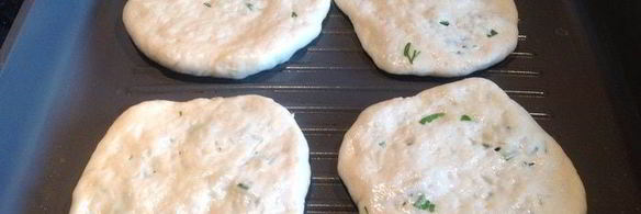 быстрые лепешки с зеленью