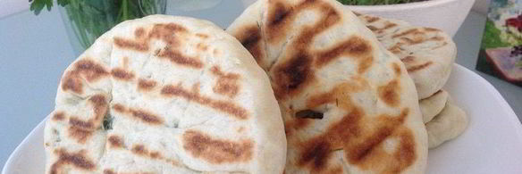 быстрые лепешки с зеленью