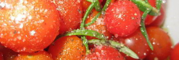 фокачча на картофельном тесте с черри