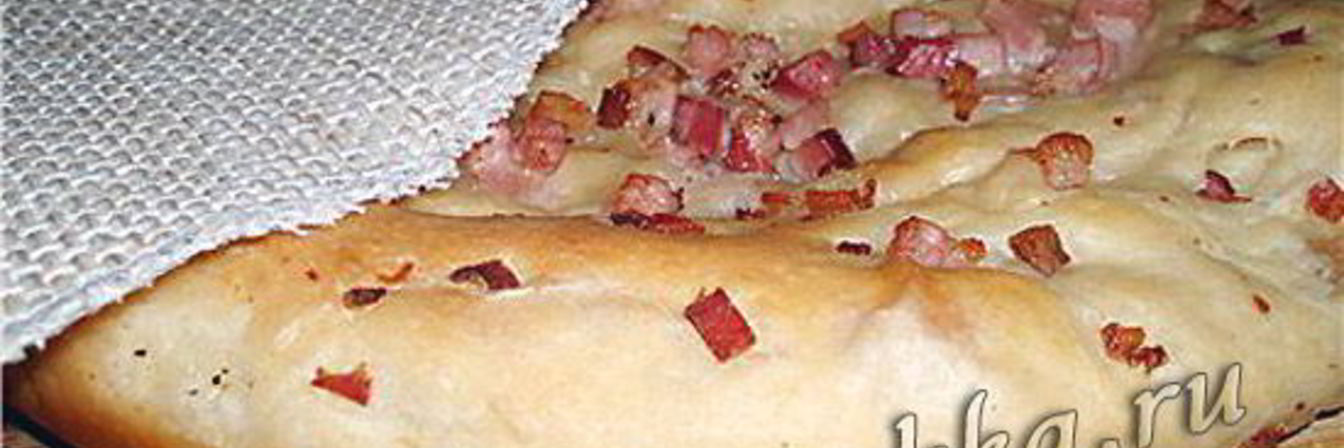 Фокачча с беконом