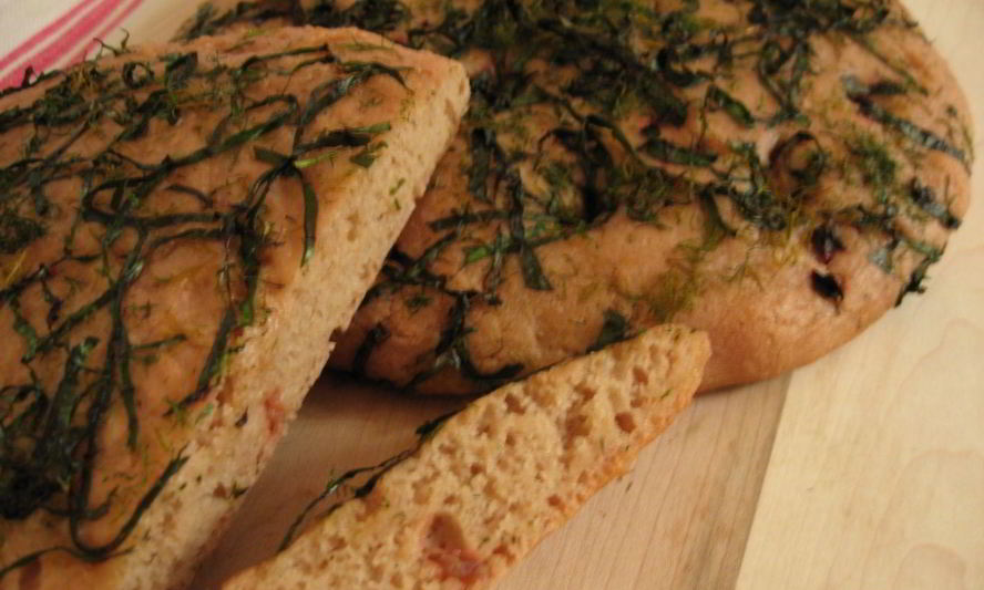 Рецепт фокаччи с укропом