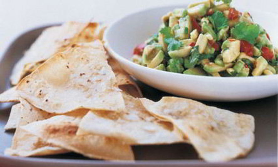 Рецепт гуакамоле с кукурузными лепешками