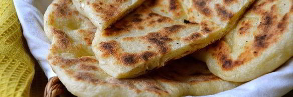 индийские лепешки наан с сыром