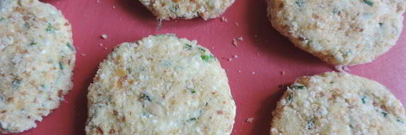 картофельно-творожные лепешки с зеленью