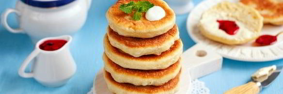 хлебные лепешки на сковороде