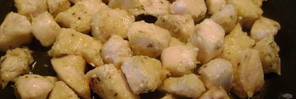 курица с маисовой лепешкой