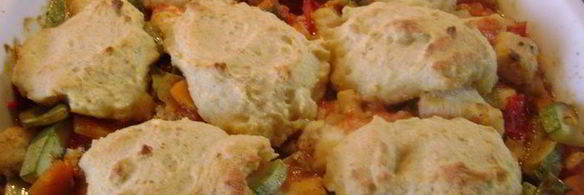 курица с маисовой лепешкой